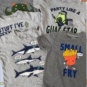 Graphic short sleeve tees